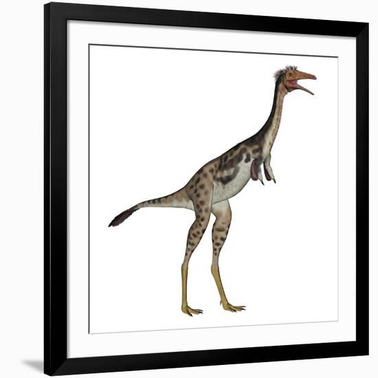 Mononykus Dinosaur Standing-Stocktrek Images-Framed Art Print