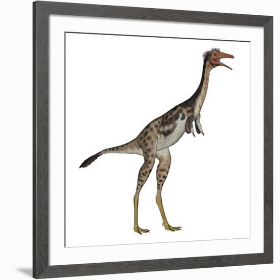 Mononykus Dinosaur Standing-Stocktrek Images-Framed Art Print