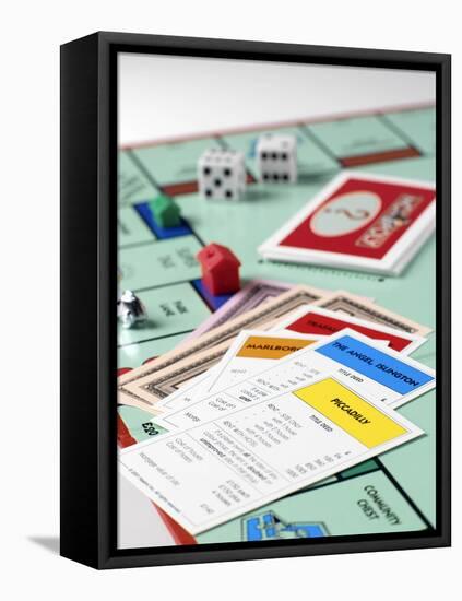Monopoly Board Game-Tek Image-Framed Premier Image Canvas