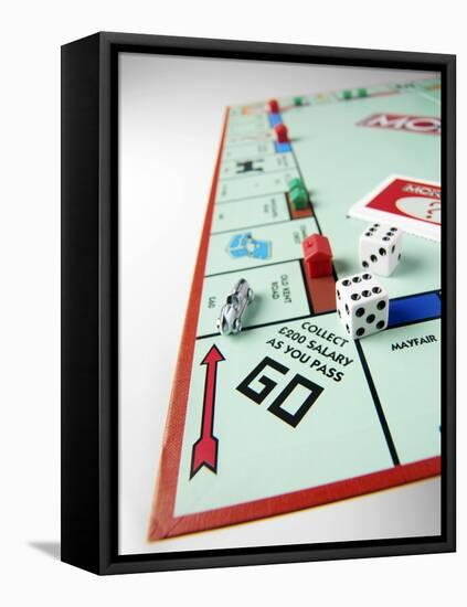 Monopoly Board Game-Tek Image-Framed Premier Image Canvas