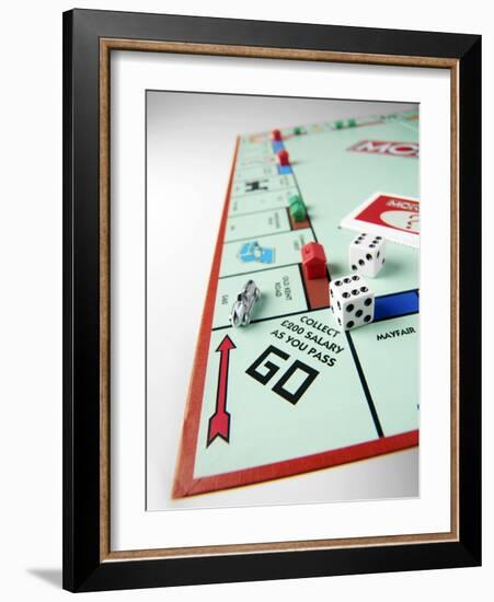 Monopoly Board Game-Tek Image-Framed Photographic Print