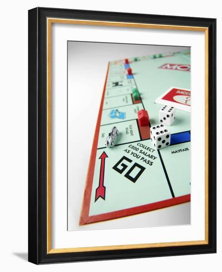 Monopoly Board Game-Tek Image-Framed Photographic Print