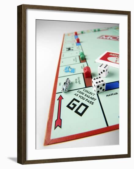 Monopoly Board Game-Tek Image-Framed Photographic Print