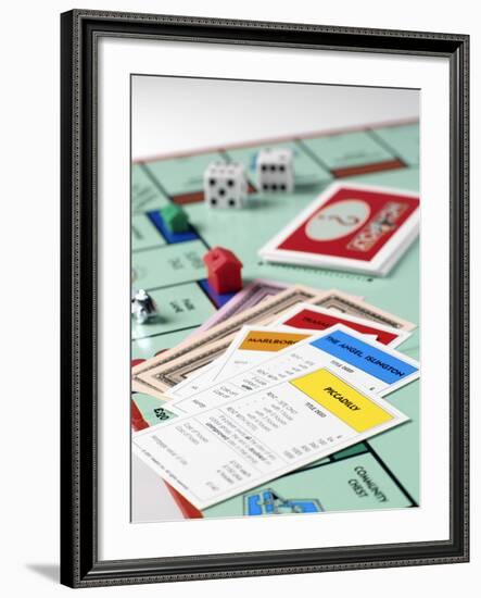 Monopoly Board Game-Tek Image-Framed Photographic Print