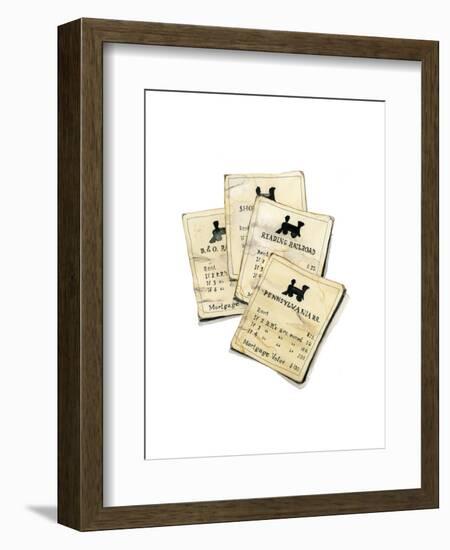 Monopoly Railroads-Stacy Milrany-Framed Art Print