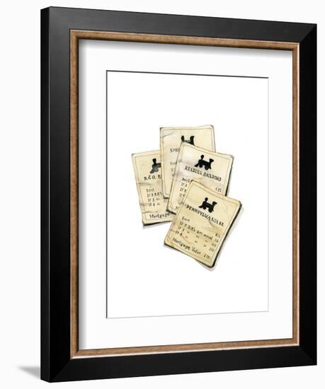 Monopoly Railroads-Stacy Milrany-Framed Art Print