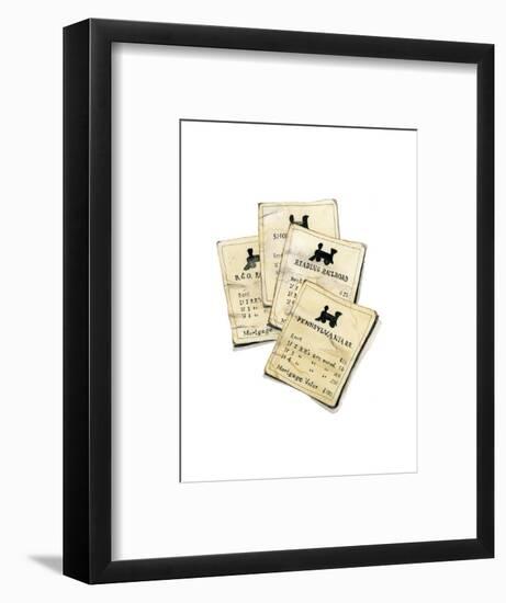 Monopoly Railroads-Stacy Milrany-Framed Art Print