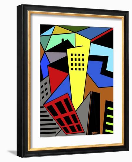 Monopoly-Diana Ong-Framed Giclee Print
