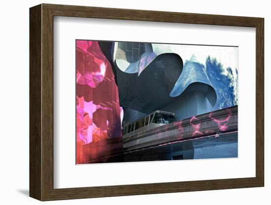 Monorail, Experience Music Project, Designed Frank Gehry, Seattle, Washington, USA-Charles Sleicher-Framed Photographic Print