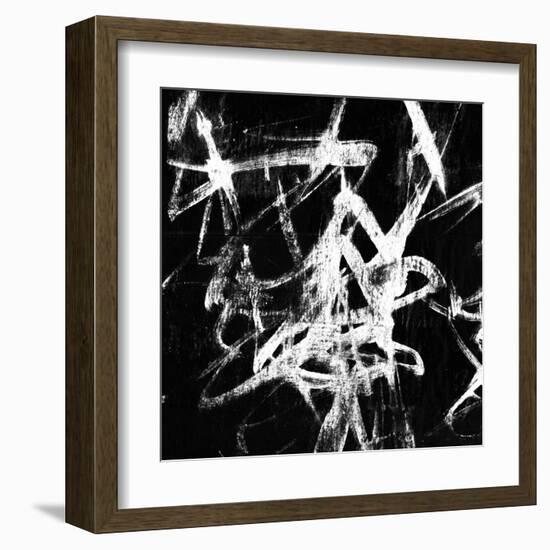 Monotype Scribble III-Jennifer Goldberger-Framed Art Print