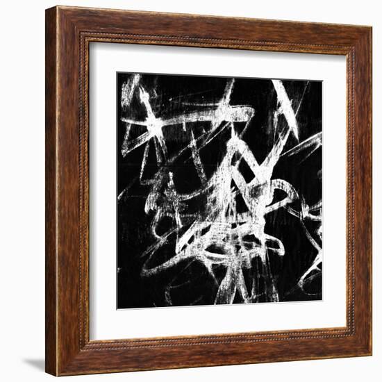 Monotype Scribble III-Jennifer Goldberger-Framed Art Print