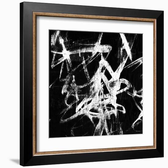 Monotype Scribble III-Jennifer Goldberger-Framed Art Print