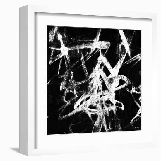 Monotype Scribble III-Jennifer Goldberger-Framed Art Print