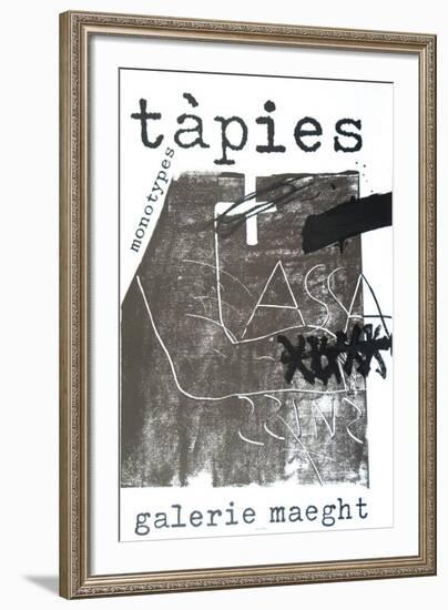 Monotypes, 1974-Antoni Tapies-Framed Art Print