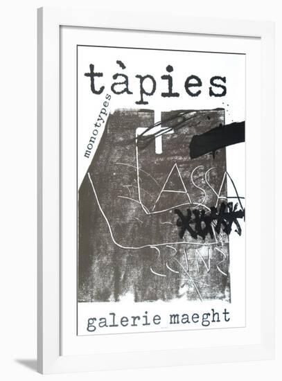 Monotypes, 1974-Antoni Tapies-Framed Art Print