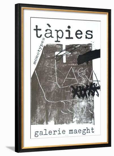 Monotypes, 1974-Antoni Tapies-Framed Art Print