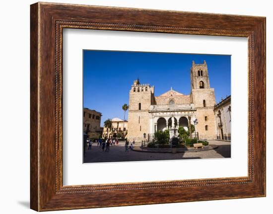 Monreale Cathedral (Duomo Di Monreale) at Monreale, Near Palermo, Sicily, Italy, Europe-Matthew Williams-Ellis-Framed Photographic Print