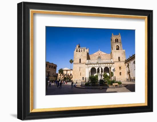 Monreale Cathedral (Duomo Di Monreale) at Monreale, Near Palermo, Sicily, Italy, Europe-Matthew Williams-Ellis-Framed Photographic Print