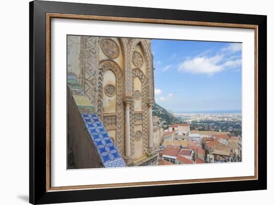 Monreale Cathedral, Monreale, Sicily, Italy, Europe-Marco Simoni-Framed Photographic Print