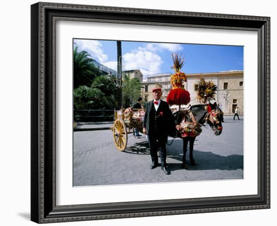 Monreale, Island of Sicily, Italy, Mediterranean-Oliviero Olivieri-Framed Photographic Print
