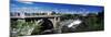 Monroe Street Bridge with City in the Background, Spokane, Washington State, USA-null-Mounted Photographic Print
