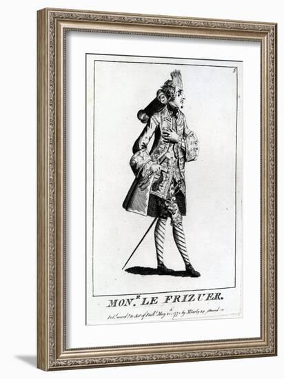 Mons. Le Frizuer, 1771-null-Framed Giclee Print