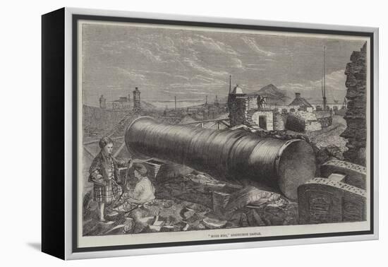 Mons Meg, Edinburgh Castle-null-Framed Premier Image Canvas