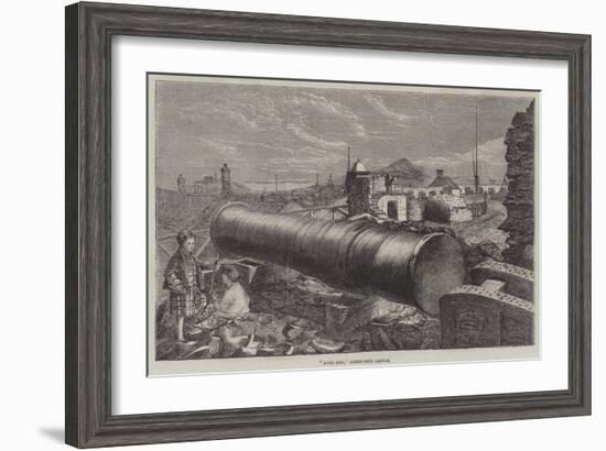 Mons Meg, Edinburgh Castle-null-Framed Giclee Print