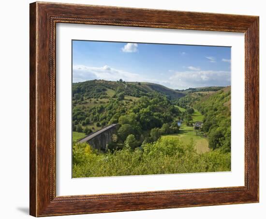 Monsal Dale and Railway Viaduct, Peak District National Park, Derbyshire, England, United Kingdom, -Neale Clark-Framed Photographic Print