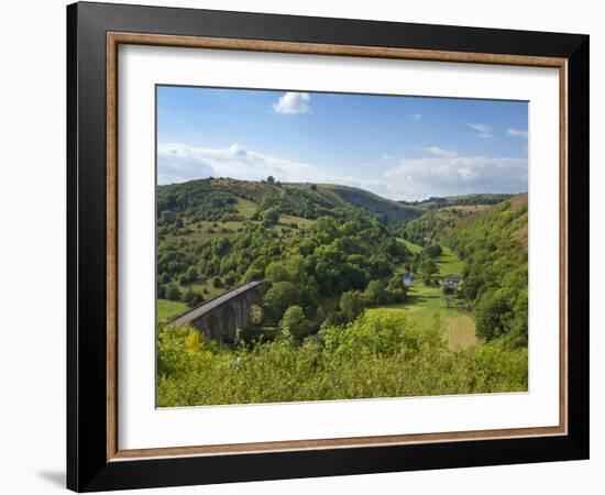 Monsal Dale and Railway Viaduct, Peak District National Park, Derbyshire, England, United Kingdom, -Neale Clark-Framed Photographic Print