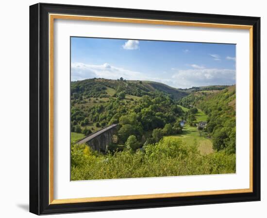 Monsal Dale and Railway Viaduct, Peak District National Park, Derbyshire, England, United Kingdom, -Neale Clark-Framed Photographic Print