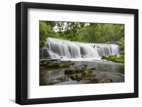 Monsal Weir in Monsal Head Valley, Peak District National Park, Derbyshire, England, United Kingdom-Chris Hepburn-Framed Photographic Print