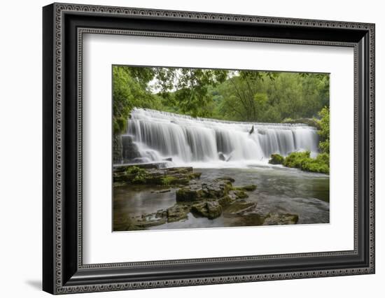 Monsal Weir in Monsal Head Valley, Peak District National Park, Derbyshire, England, United Kingdom-Chris Hepburn-Framed Photographic Print