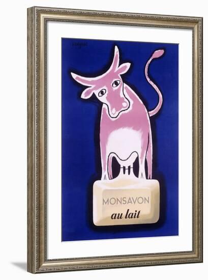 Monsavon au Lait-Raymond Savignac-Framed Giclee Print