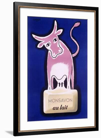 Monsavon au Lait-Raymond Savignac-Framed Giclee Print