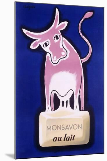 Monsavon au Lait-Raymond Savignac-Mounted Giclee Print