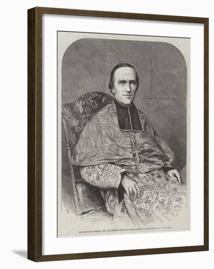 Monseigneur Darboy, the Archbishop Elect of Paris-null-Framed Giclee Print