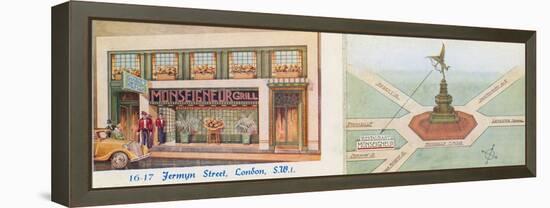 Monseigneur Grill, 16-17 Jermyn Street, London Sw1-null-Framed Premier Image Canvas