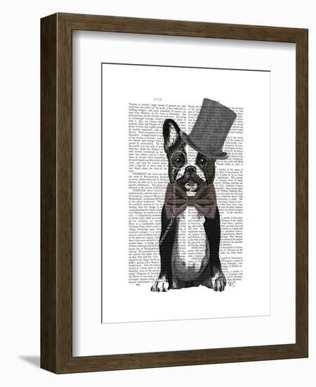 Monsieur Bulldog-Fab Funky-Framed Art Print