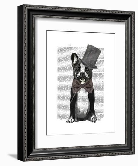 Monsieur Bulldog-Fab Funky-Framed Art Print