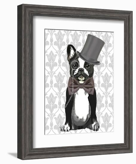 Monsieur Bulldog-Fab Funky-Framed Art Print