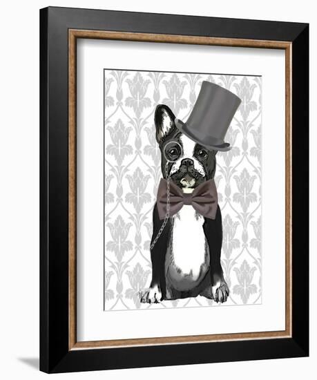 Monsieur Bulldog-Fab Funky-Framed Art Print