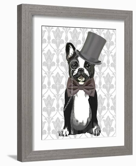Monsieur Bulldog-Fab Funky-Framed Art Print