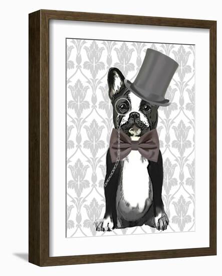 Monsieur Bulldog-Fab Funky-Framed Art Print