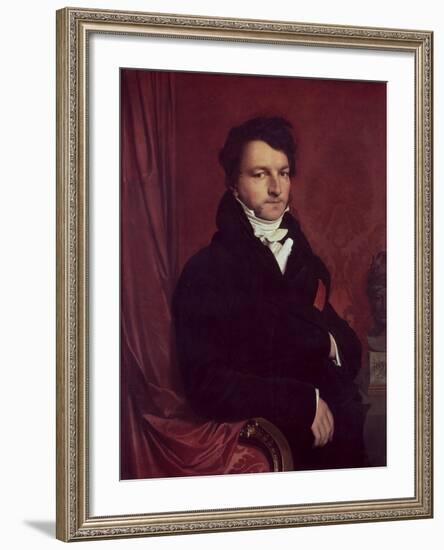 Monsieur de Norvins-Jean-Auguste-Dominique Ingres-Framed Giclee Print