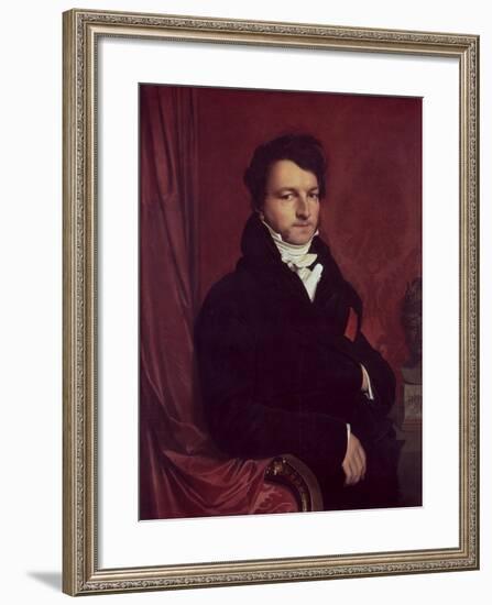 Monsieur de Norvins-Jean-Auguste-Dominique Ingres-Framed Giclee Print