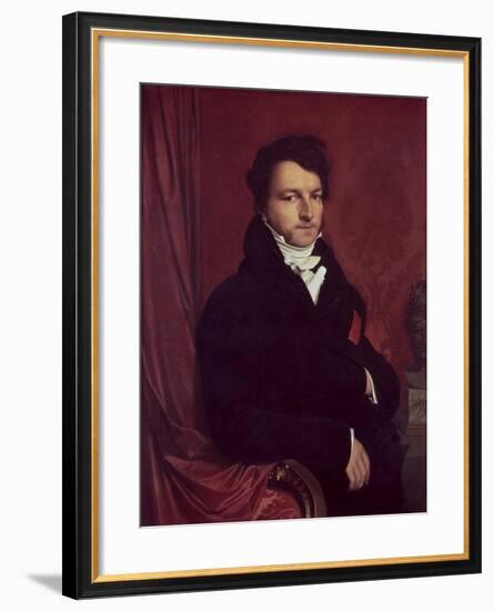 Monsieur de Norvins-Jean-Auguste-Dominique Ingres-Framed Giclee Print