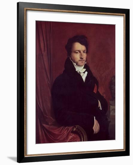 Monsieur de Norvins-Jean-Auguste-Dominique Ingres-Framed Giclee Print