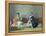 Monsieur Levett and Mademoiselle Helene Glavany in Turkish Costumes-Jean-Etienne Liotard-Framed Premier Image Canvas