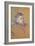 Monsieur Romain Coolus, 1899 (Oil on Card)-Henri de Toulouse-Lautrec-Framed Giclee Print